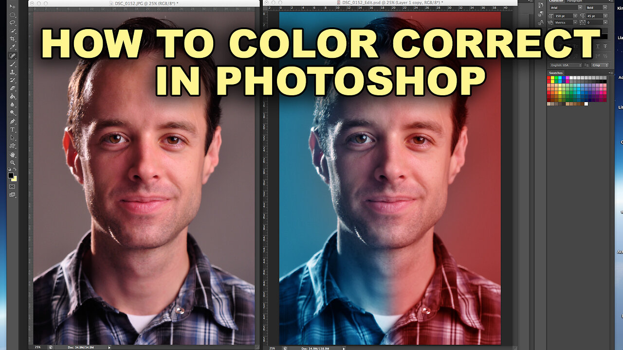 Photoshop Tutorial • How To Color Correct Photos