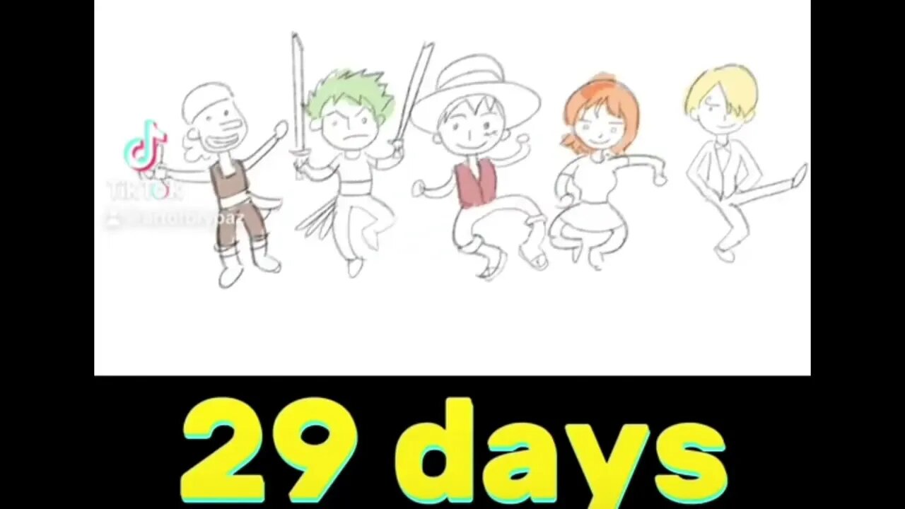 29 days until ONE PIECE LIVE ACTION (late post)