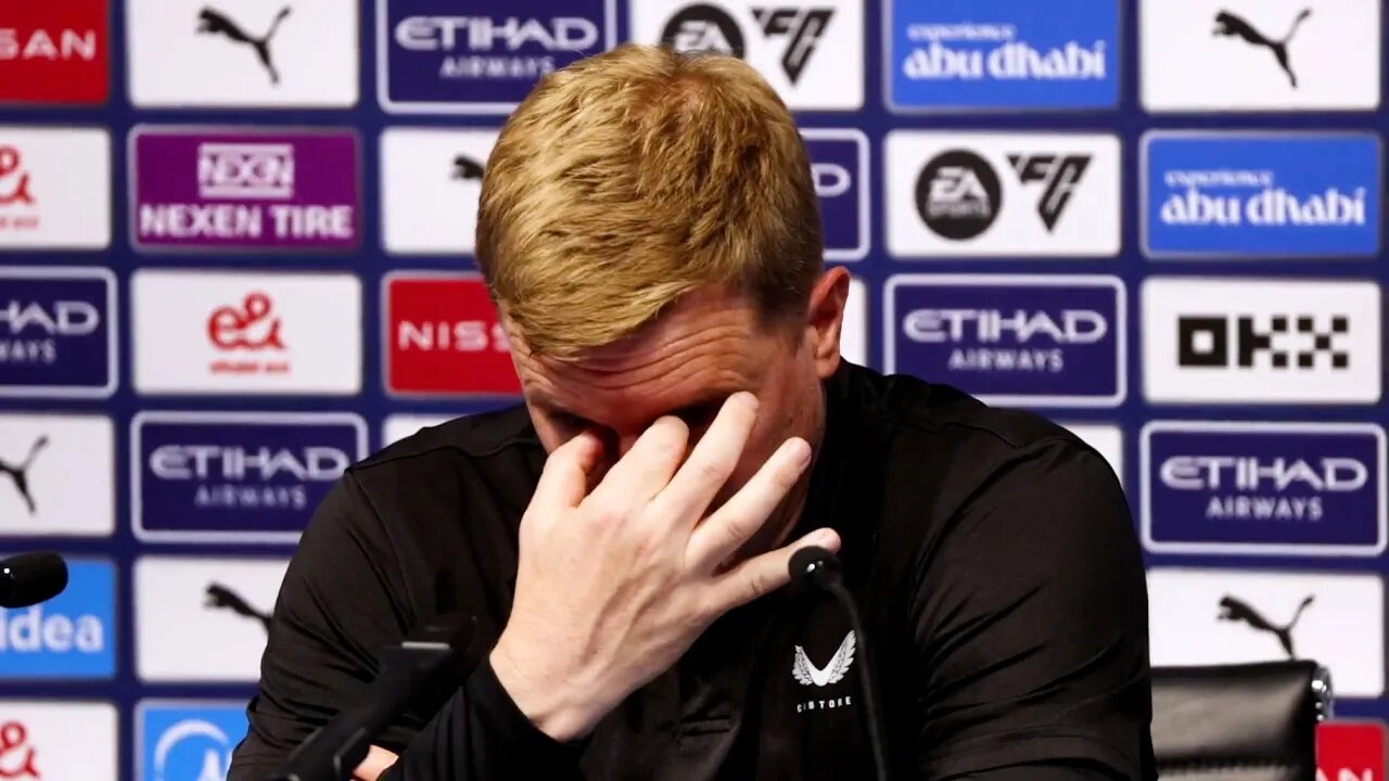 'Just a YARD OFF where we needed to be!' | Eddie Howe | Man City 1-0 Newcastle