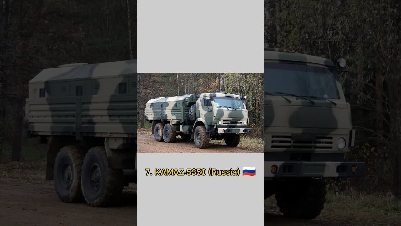 TOP 11 The best military truck