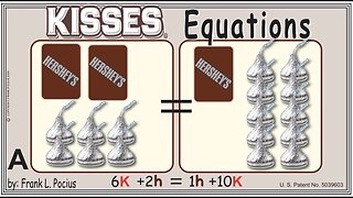 VISUAL KISSES 6K+2h=1h+10K EQUATION _ SOLVING EQUATIONS _ SOLVING WORD PROBLEMS