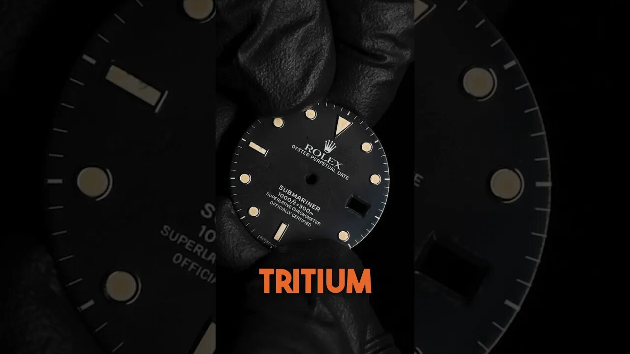 Replacing a Damaged Tritium Dial in a Rolex 16610 - Does it Affect Value? #rolex #shorts #luxury