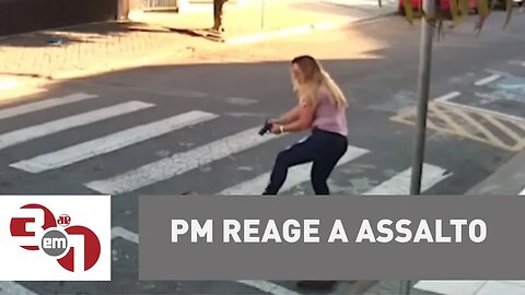 PM reage a assalto e mata ladrão em Suzano