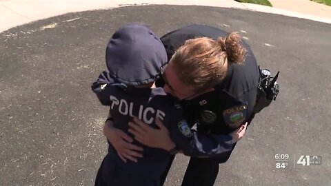 Gardner Police, Johnson County Sheriff honor 4-year-old