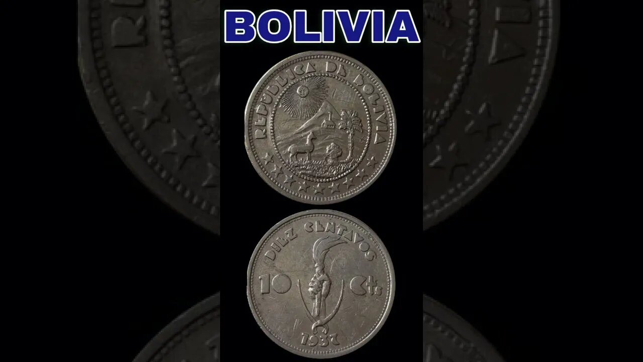 Bolivia 10 centavos 1937.#shorts #coinnotesz