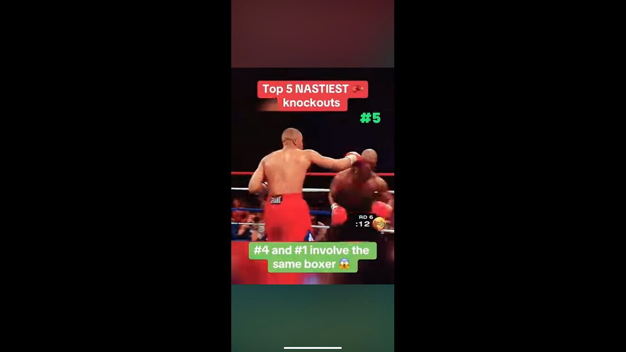 Top 5 nastiest knockouts 🥊