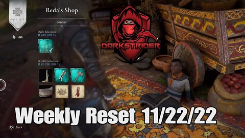 Assassin's Creed Valhalla- Weekly Reset 11/22/22