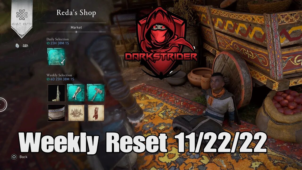 Assassin's Creed Valhalla- Weekly Reset 11/22/22