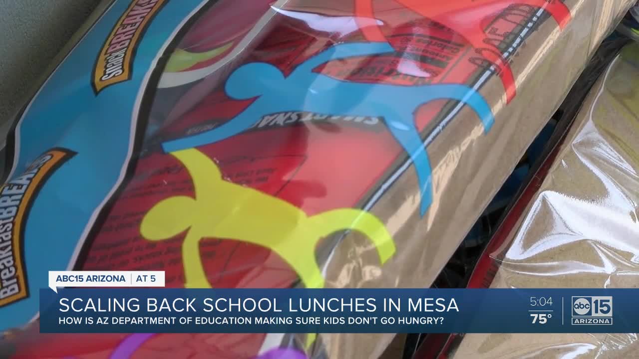 Scaling back school lunches in Arizona