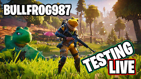 Fortnite Test Stream #2 Fixed OBS settings!