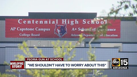 Peoria police arrest student for bringing gun to Centennial High School