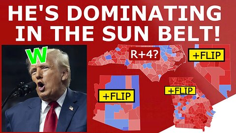 Trump Is DOMINATING in the KEY Sun Belt States!