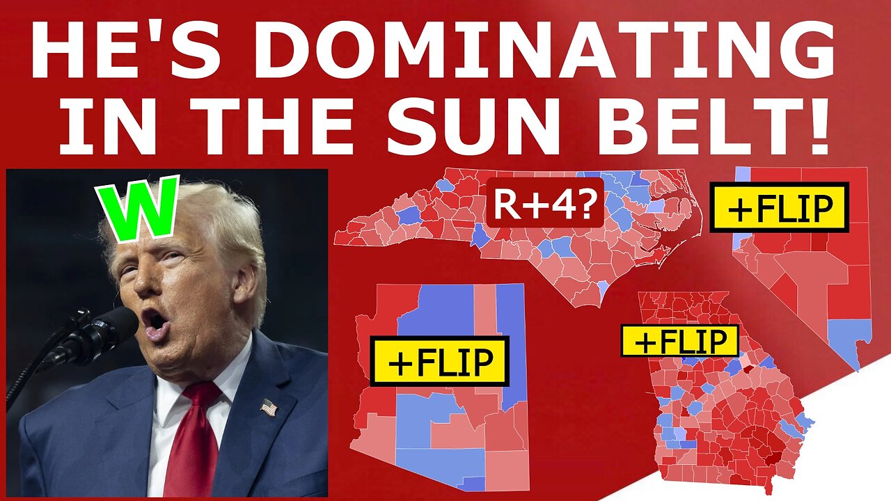 Trump Is DOMINATING in the KEY Sun Belt States!