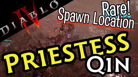 Priestess Qin Rare Spawn Location Diablo 4