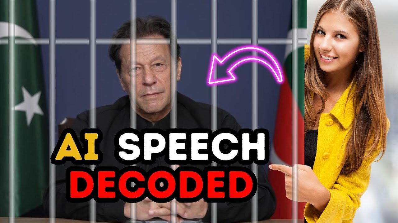 AI Clone Speech || How Pakistan's Former Prime Minister Speech Made from Behind the Bar