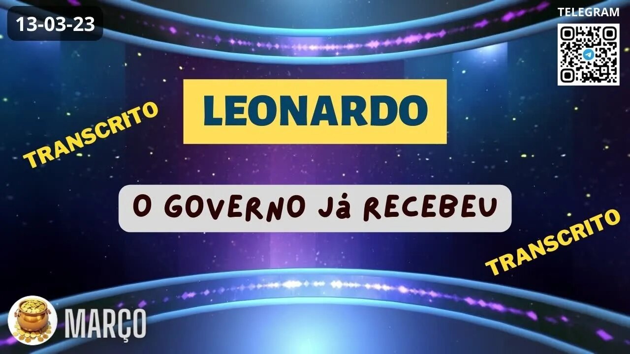 LEONARDO O governo Já Recebeu - Operações Pagamentos