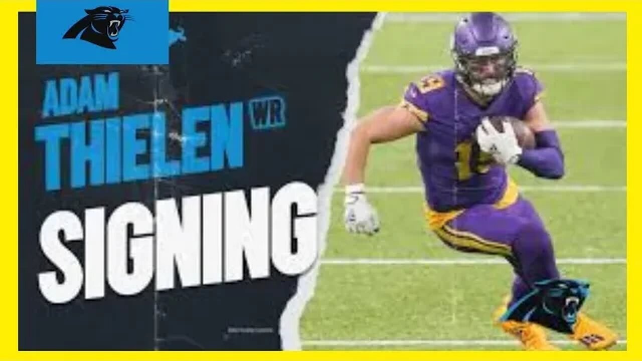 The Adam Thielen Highlights That Made the Carolina Panthers Sign Him To A 3 year deal.