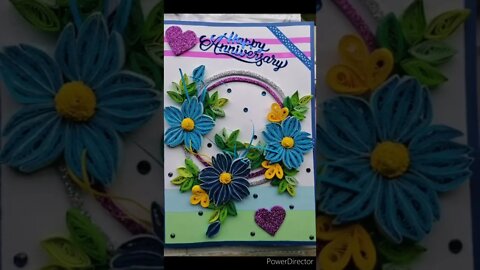 🌼 Beautiful 3D Paper Quilling Cards | ත්‍රිමාණ පේපර් කුවිලින් සුභ පැතුම් පත් 🌼@chcreation moratuwa