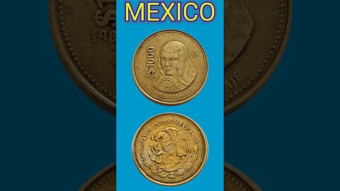 MEXICO 1000 PESOS 1988.#shorts @COINNOTESZ #mexico