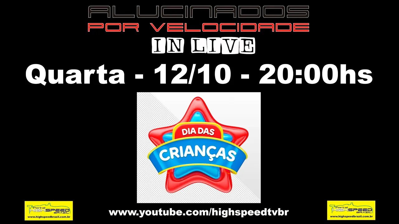 ALUCINADOS POR VELOCIDADE IN LIVE | DIA DAS CRIANÇAS