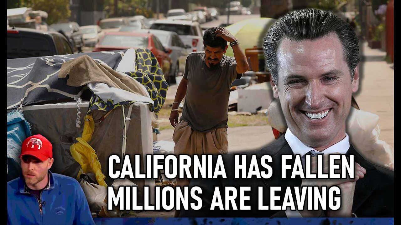 California Has FALLEN and White Flight for the Elites Begins, as the State LOSES Population