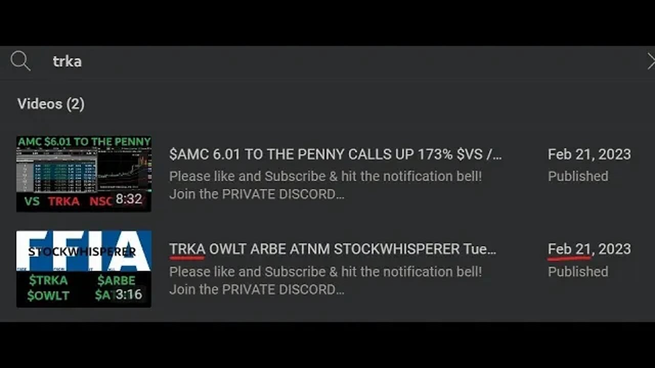 STOCKWHISPERER MARCH 6 ONCS 806% CTB TRKA 116% BUT YOU ARE LATE TO THE PARTY I PUT A VID ON FEB 21