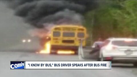 "Everybody grab your stuff and get off the bus now," 'hero' bus driver speaks following bus fire