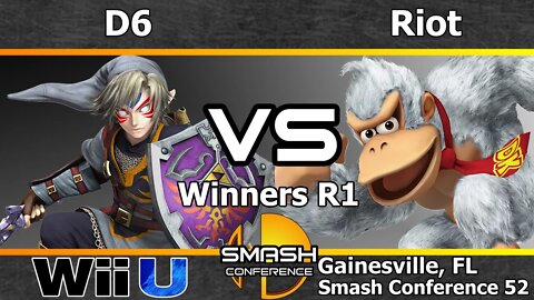 D6 (Link) vs. Riot (Donkey Kong) - Winners R1 - SC52