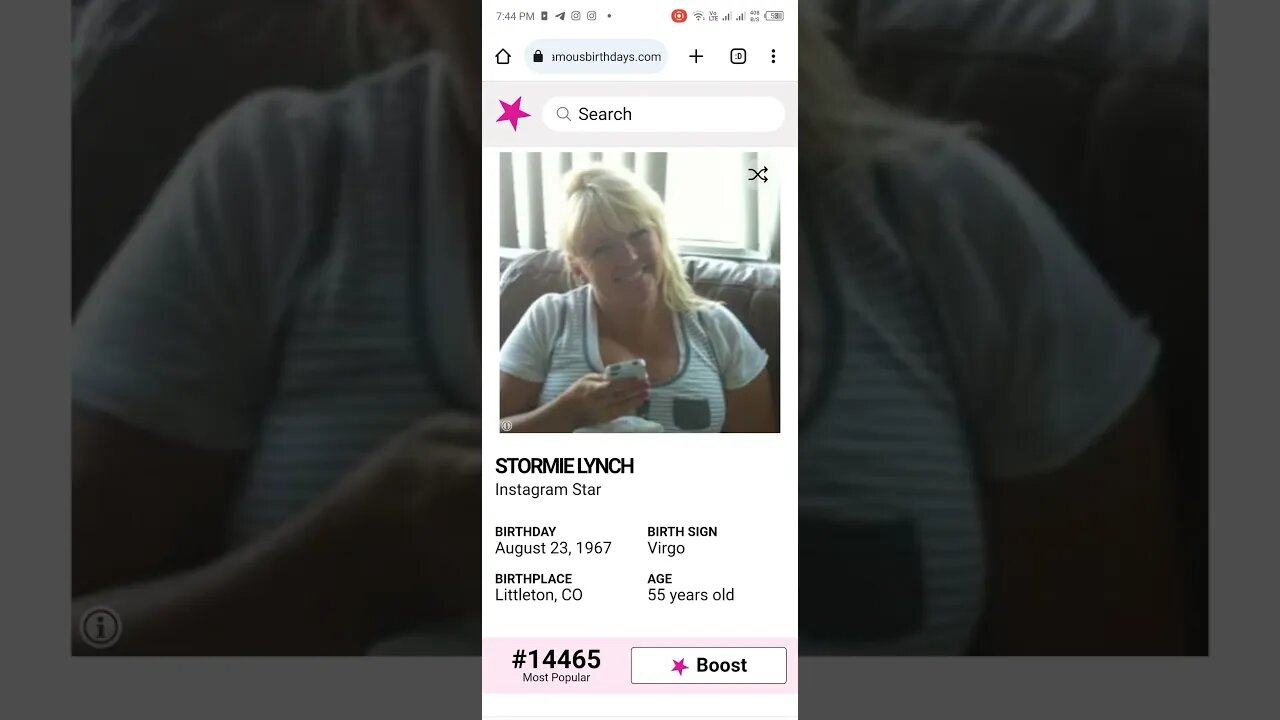 HAPPY 55 BIRTHDAY STORMIE LYNCH