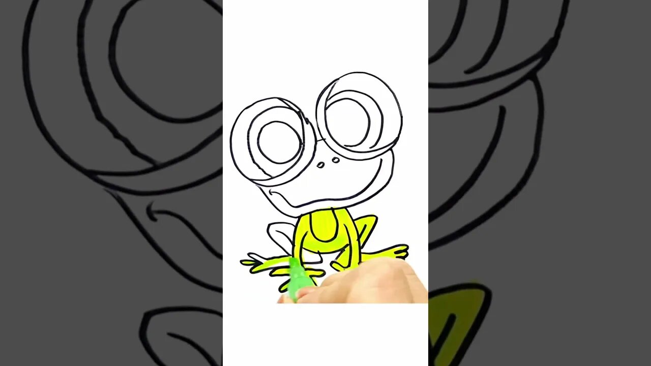 How to Draw and Paint a Cute Frog