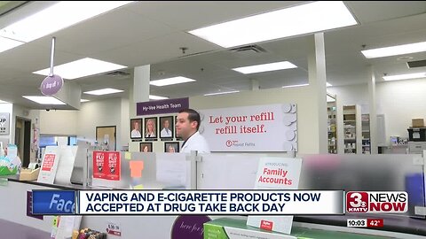 Vaping and e-cigarette products now accepted at Drug Take Back Day