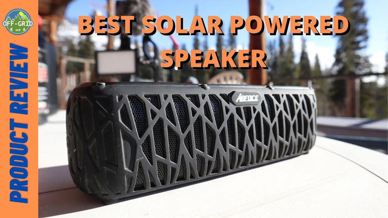 Camping Gear & Off Grid Gadget - Best Outdoor Waterproof Speaker - Product Review