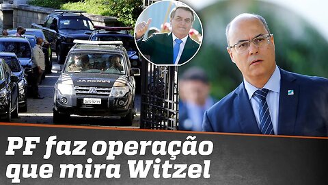 “Parabéns à PF”, diz Bolsonaro, sobre operação que mira Wilson WItzel