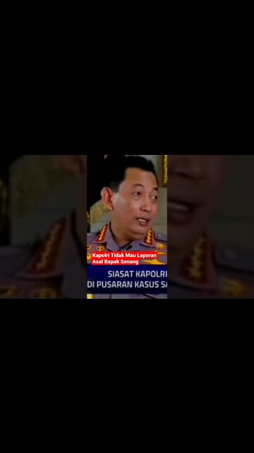 #kapolri #listyosigit tdk mau Laporan Asal Bpk Senang Dlm #usuttuntas kasus #ferdysambo vs #joshua