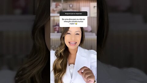 Dica para não ter infecção urinária nunca mais