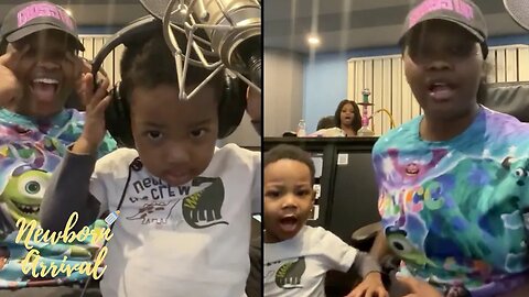 Gloss Up Stops Her Recording Session & Responds To Troll! 😤