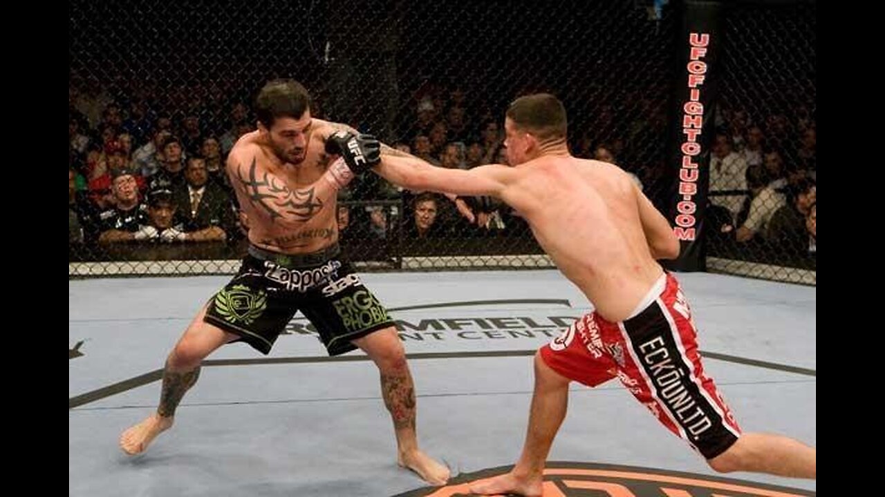 Nate Diaz vs Kurt Pellegrino Full Fight (Fight, MMA, Boxing, Knockout)