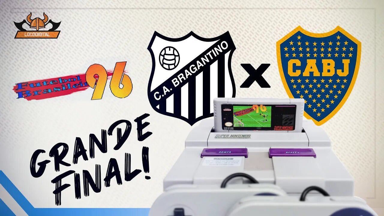 Futebol Brasileiro 96 Boca Juniors X Bragantino - Jogo mais difícil de todos?