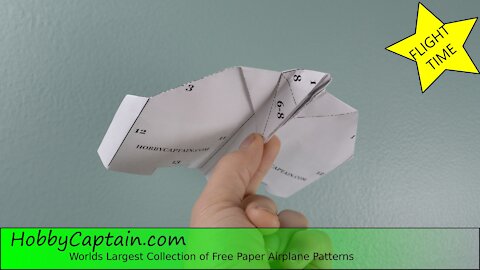 Paper Plane - The Sea Hawk - Folding Instructions - Long Flight Time