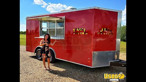 Lightly Used 2019 Covered Wagon 8' x 16' Food Concession Trailer for Sale in Texas