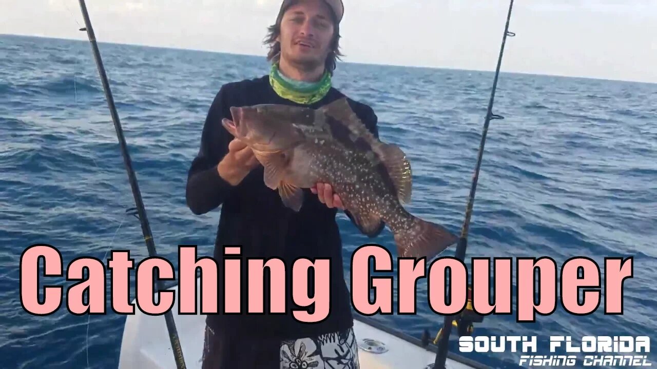 Grouper Fishing in Key Largo - Smoking small reels on light tackle