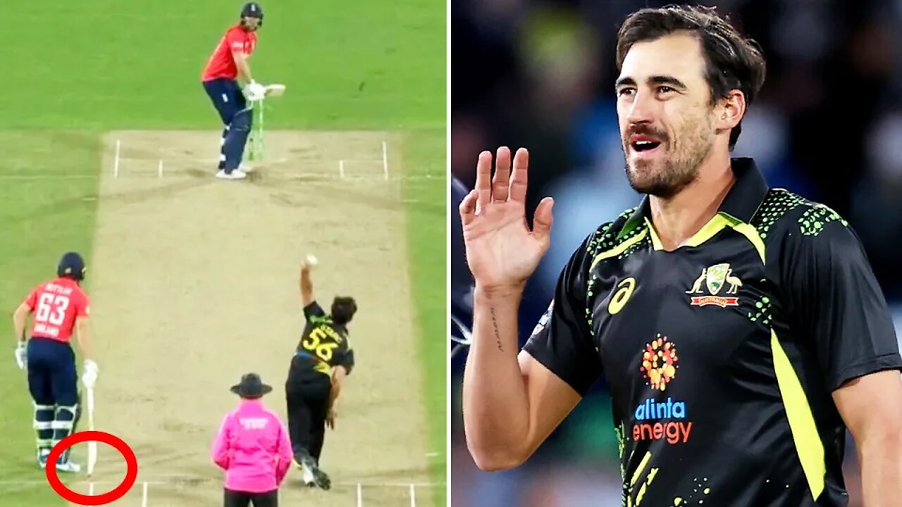 Mitchell Starc under fire over controversial act in T20 against England
