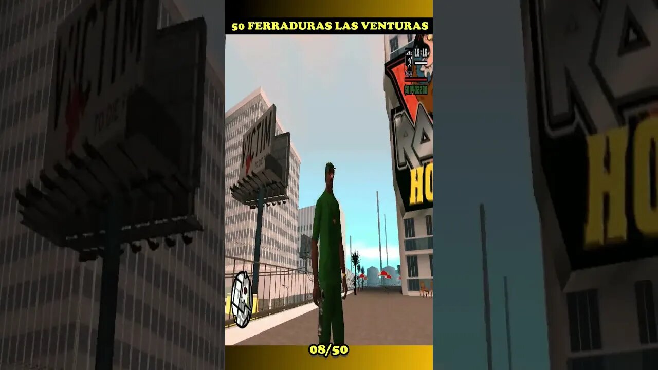 08 50 FERRADURAS LAS VENTURAS GTA SAN ANDREAS #shorts #semedissaum #gta