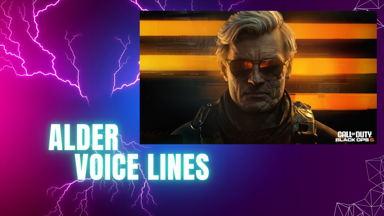 Alder Voice Lines Black Ops 6