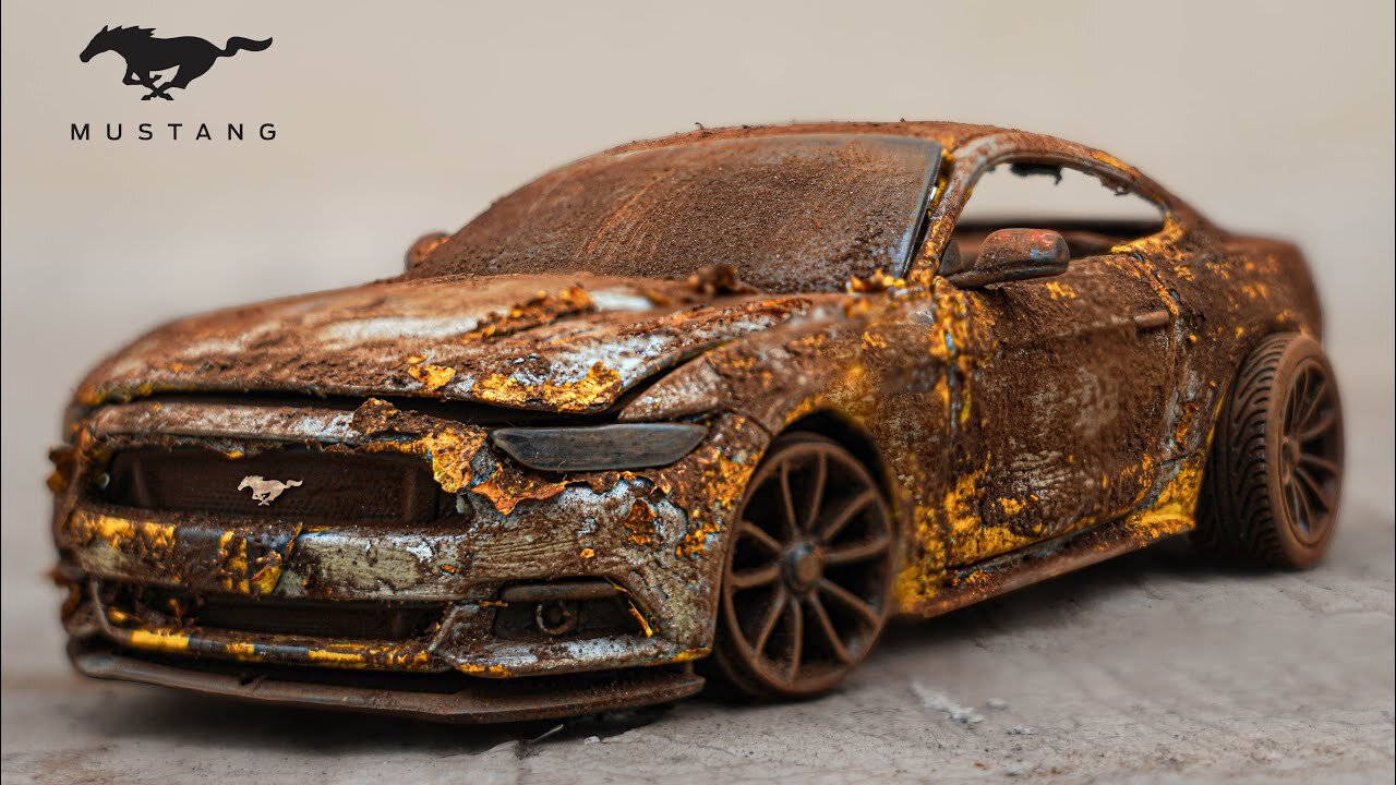 Ford Mustang Restoration - Abandoned Model Car