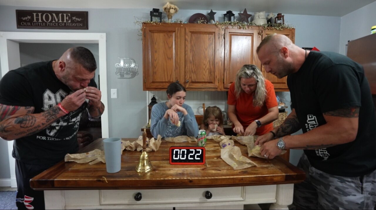 Justin, Amy, Lexi And Lakelynn VS Trey Ultimate Taco Challenge!!!