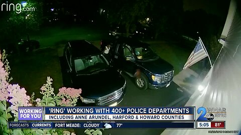 'Ring' working with more than 400 police departments across the country