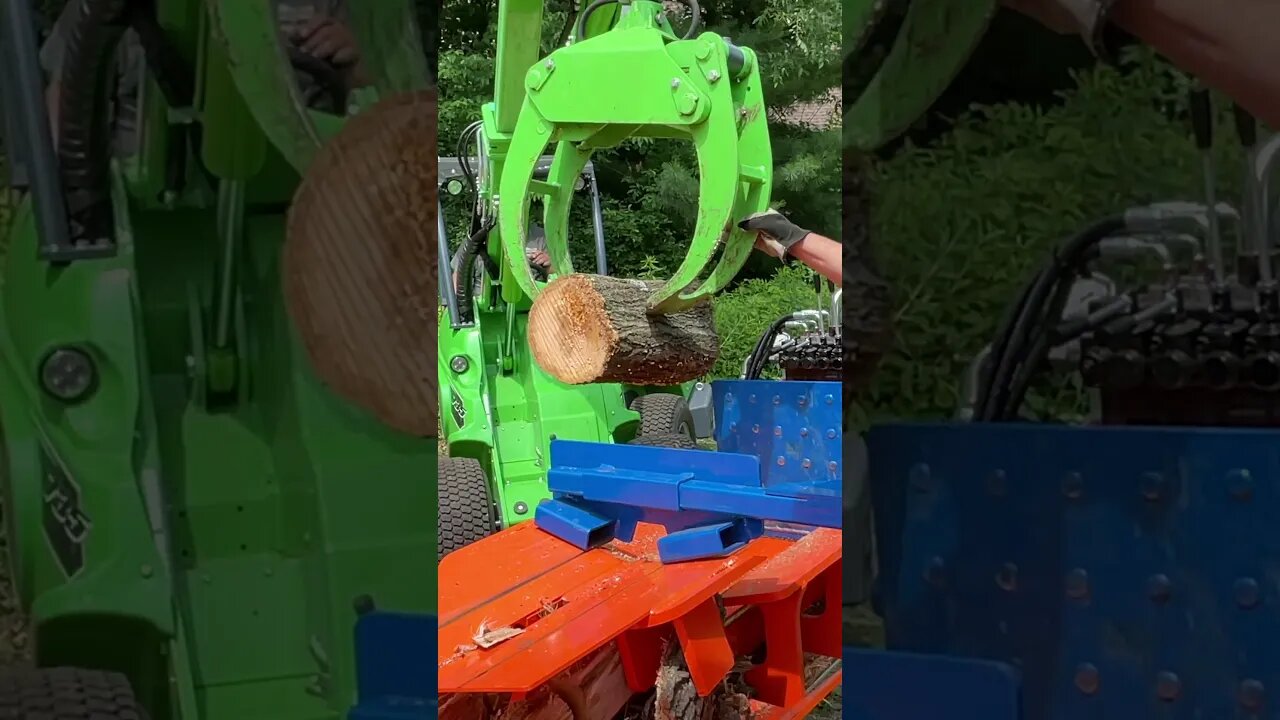 Mobile Firewood Log Lift #firewood #wood #avanttecno