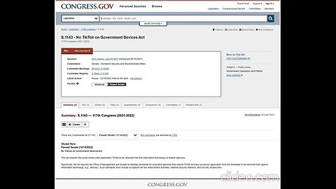 New Senate Bill Could Ban TikTok #Bill #Ban #Tiktok