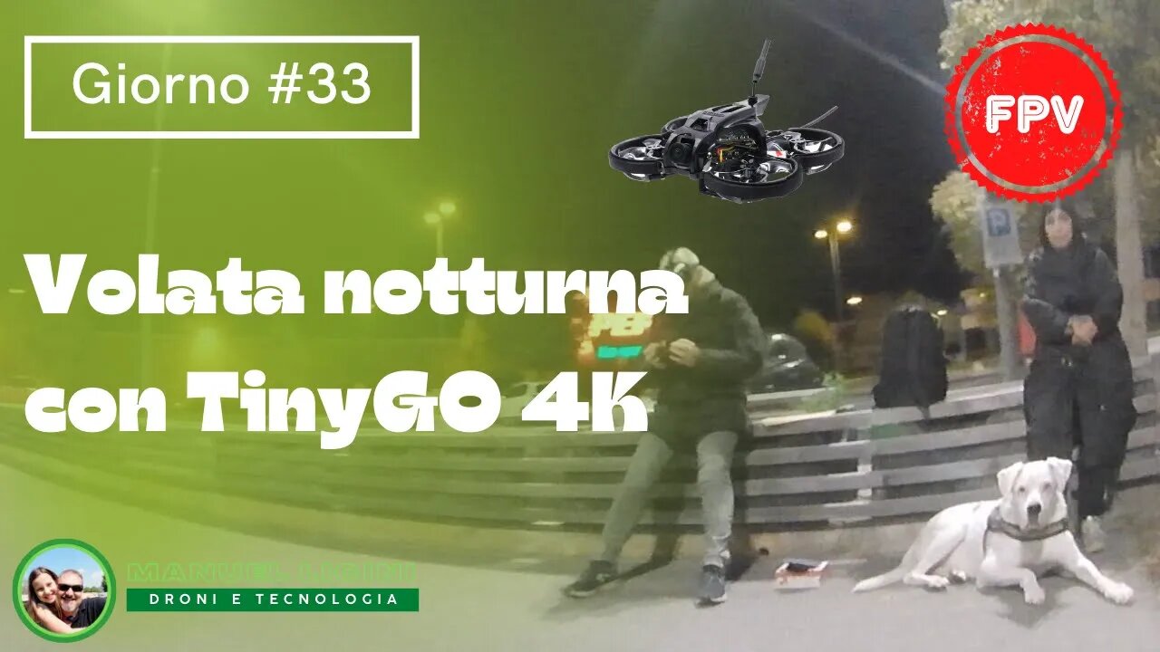 Volata notturna con TinyGO 4K